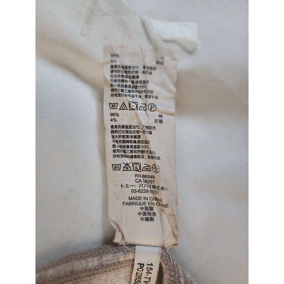 Tommy Bahama Women's Light Orange 1/4 Zip Mock Neck Raglan Sleeve Sweatshirt L/G - Picture 5 of 10